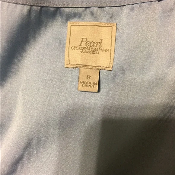 Pearl By Georgina Chapman Beautiful blue party dress. Size 8 - Picture 6 of 6